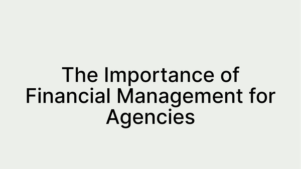 Financial Template: How to Maximize Your Agency's Success