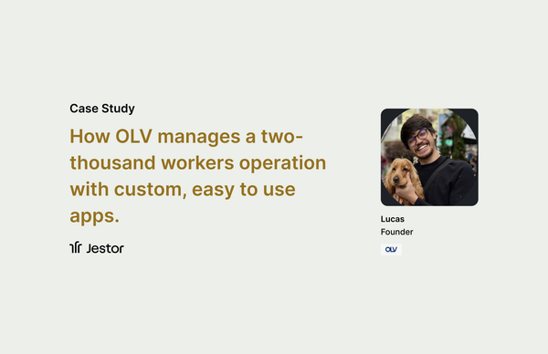 How OLV manages a two-thousand workers operation with custom, easy to use apps.