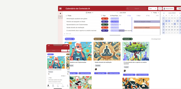 Criação de Conteúdo com IA: A Solução Ideal para Planejamento e Publicação de Posts