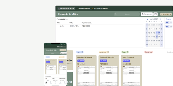 Template de Recepção de NFS-e: Agilize seu Processo e Reduza o Trabalho Manual