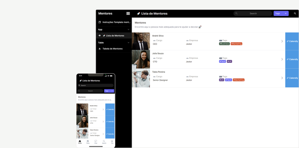 Simplifique a Gestão de Mentores com o Template do Jestor