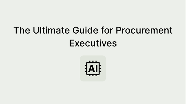 AI in Procurement: Streamlining Purchasing Processes