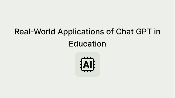 Chat GPT in Education: Transforming Learning Experiences through AI Conversations