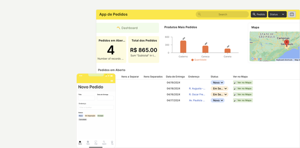 Pedidos de Item e Localização: O Template Perfeito para Gerenciar Seus Pedidos com Eficiência
