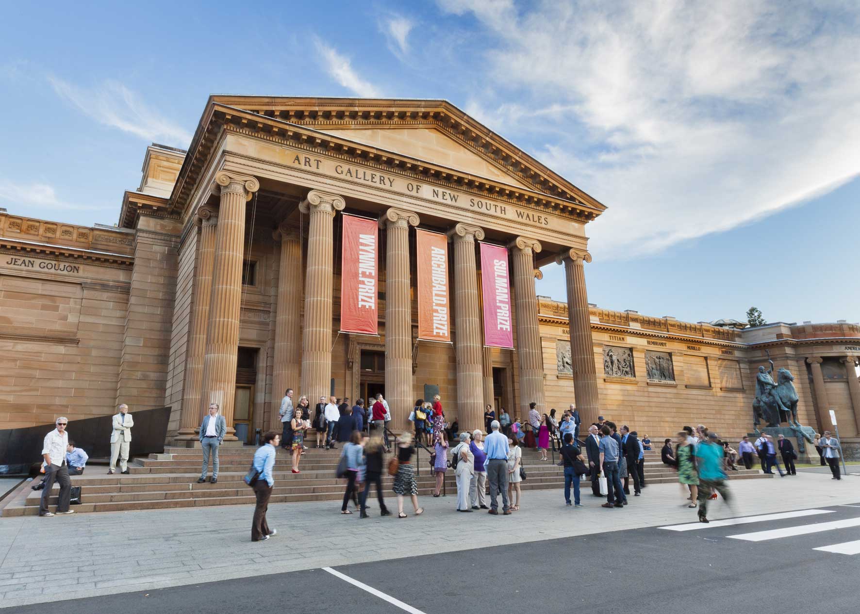 Exterior of art gallery.