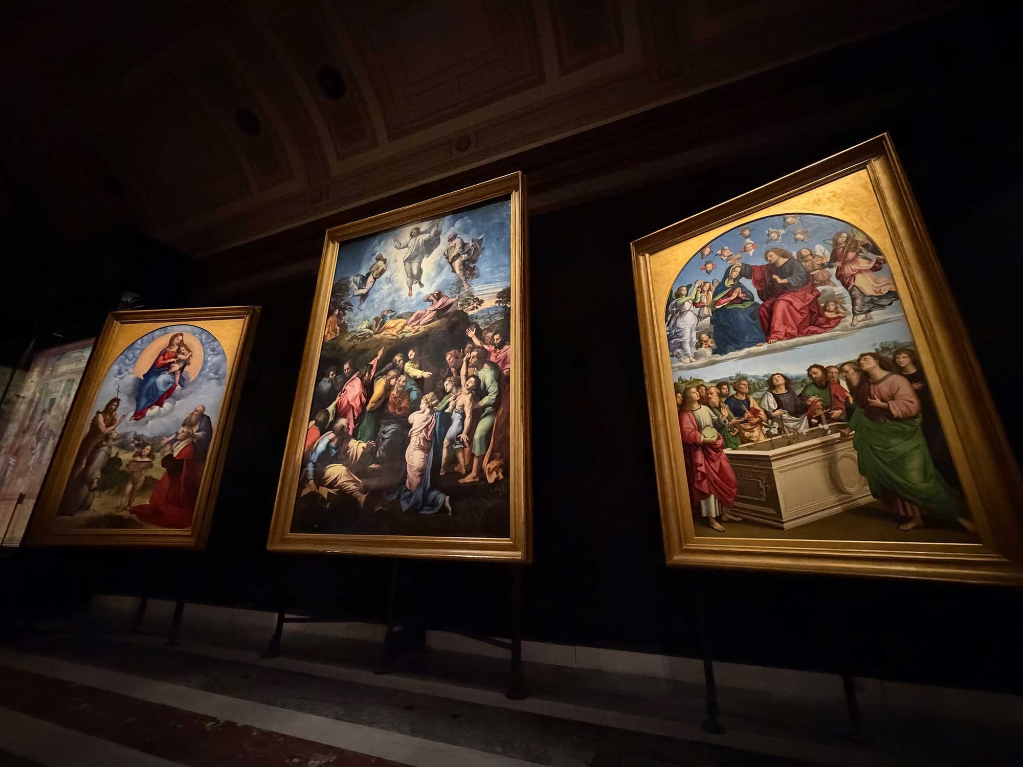 Paintings in the Vatican Museums.