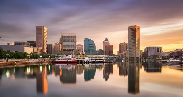 Baltimore, Maryland skyline.
