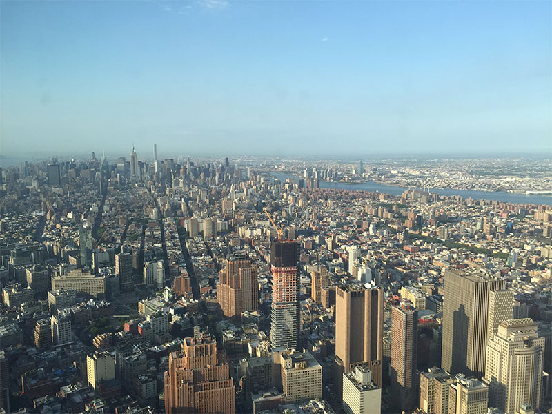 View of Manhattan from the 100th floor