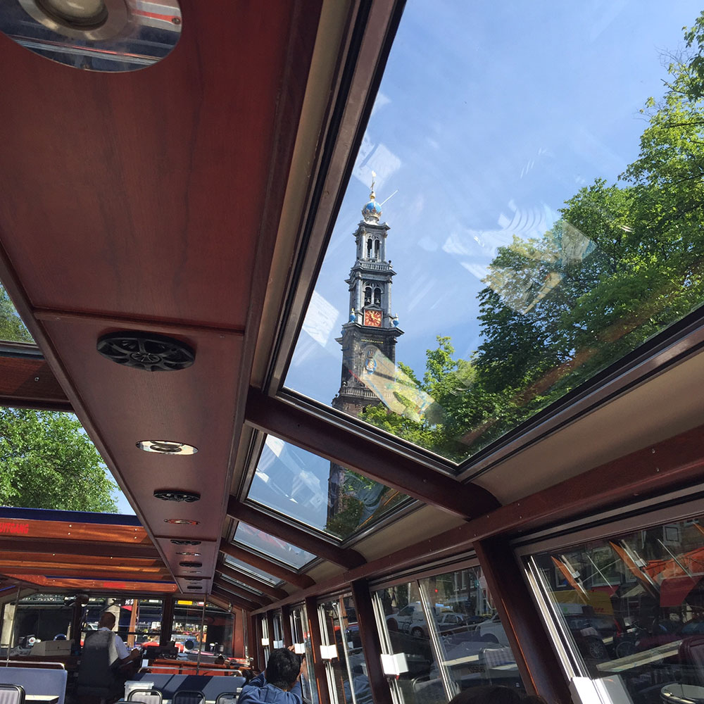 Blue Boat Company Amsterdam Canal Cruise Indoor Cabin