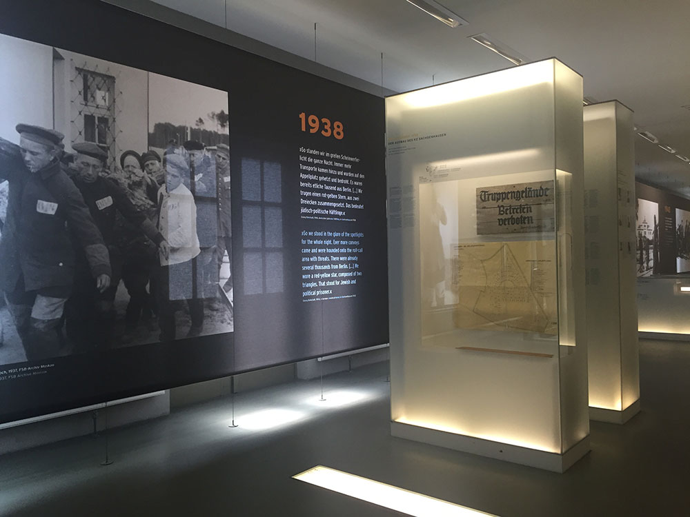 Exhibit inside Sachsenhausen Concentration Camp