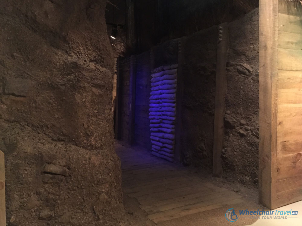 Replica of a Trench, Indiana War Memorial