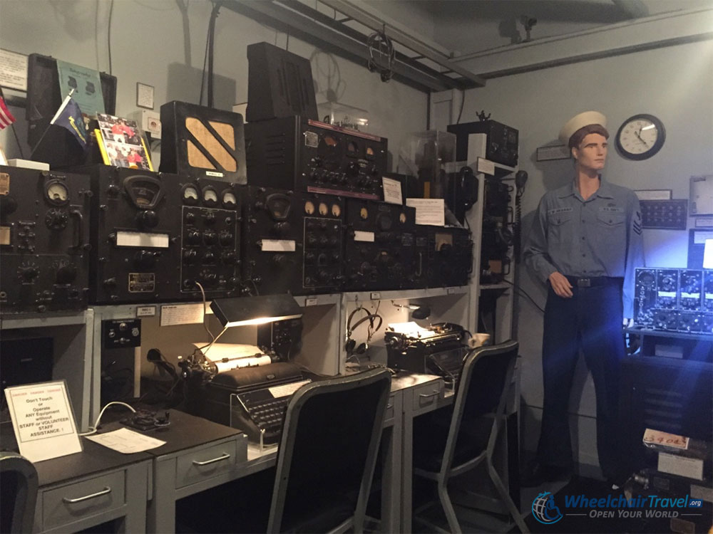 USS Indianapolis Radio Room Replica