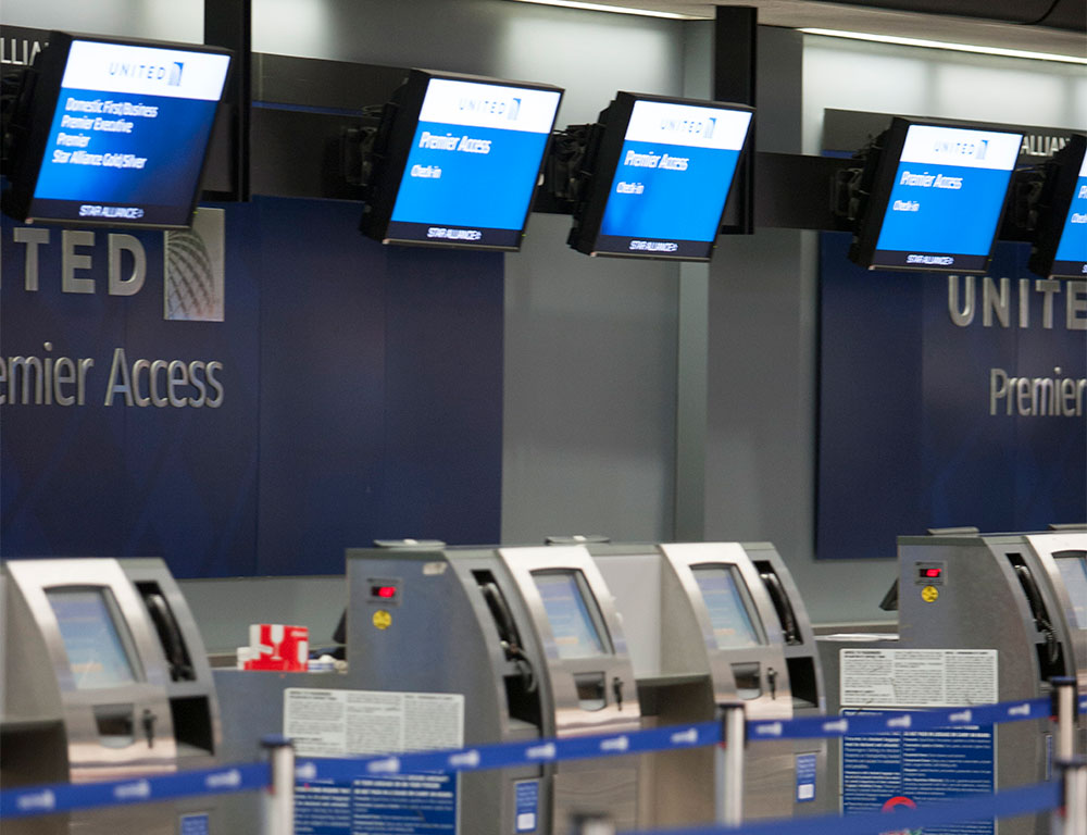 United Airlines Check-in, San Francisco Airport