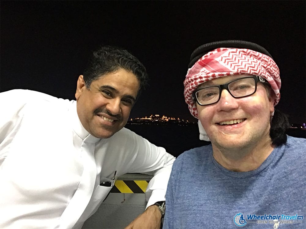 Me and My Friend Talib on the Dubai Ferry