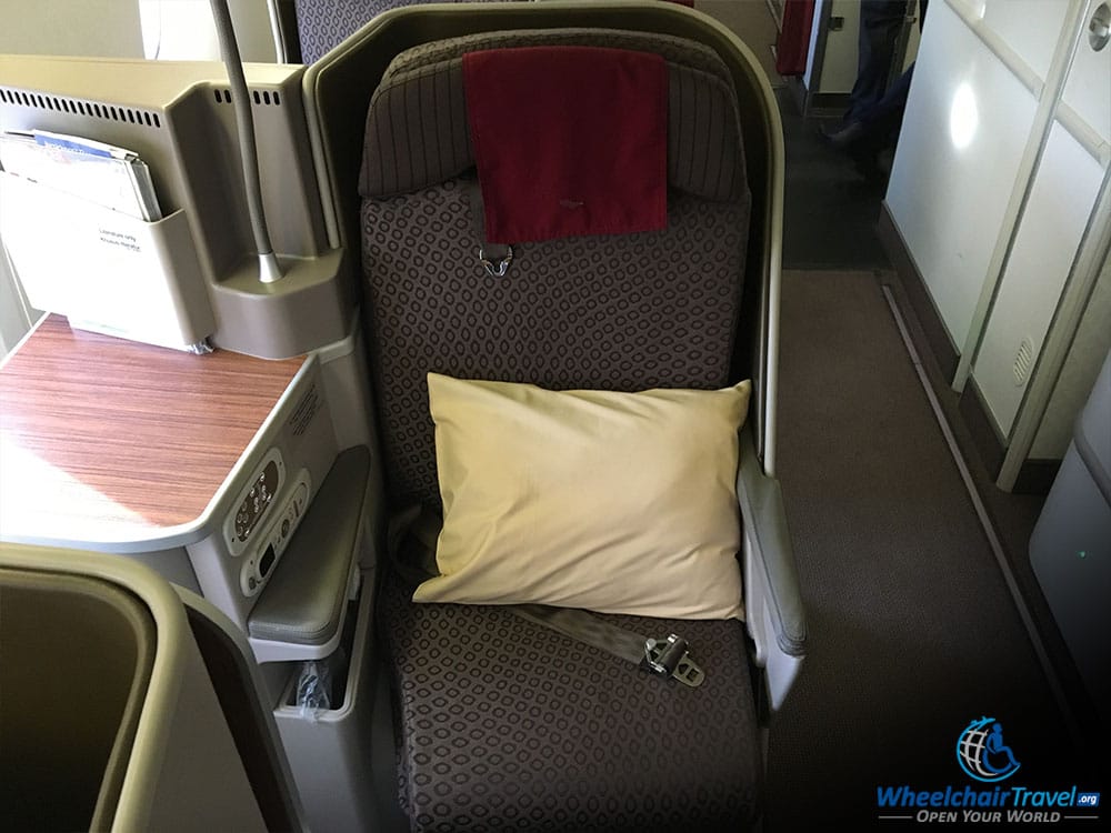 Garuda Indonesia Boeing 777 Business Class Seat