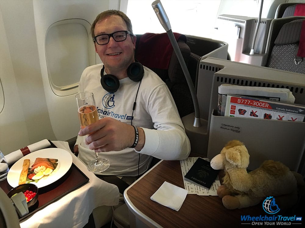 Garuda Indonesia Business Class Seat 6K