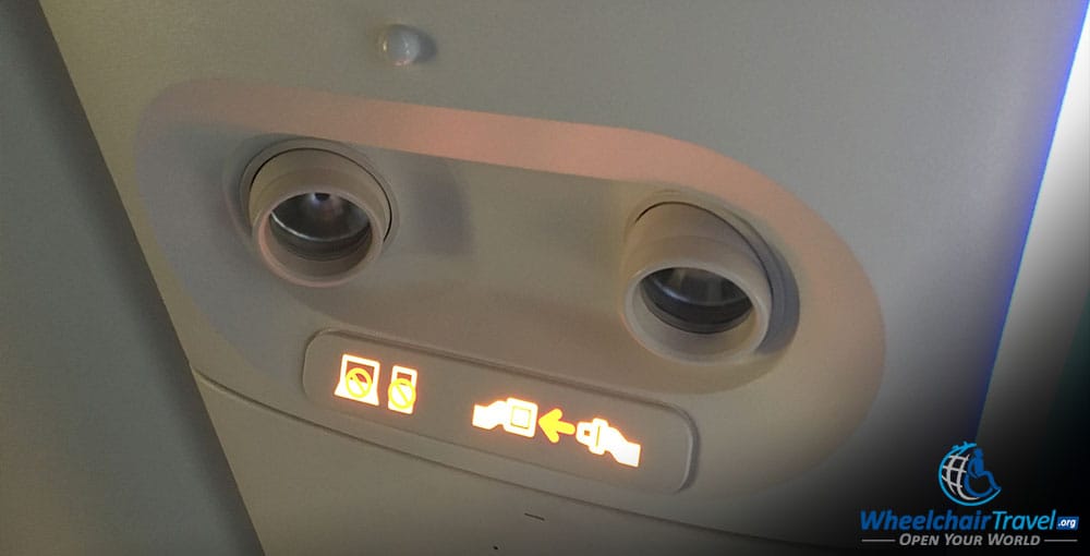 Garuda Indonesia Boeing 777 Business Class Overhead Reading Lights