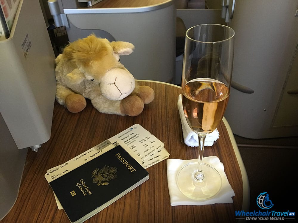 Garuda Indonesia Pre-Departure Champagne