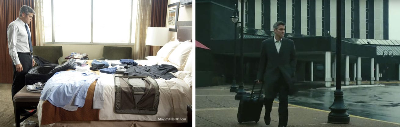 George Clooney at the Renaissance St. Louis Airport Hotel, Up in the Air Movie