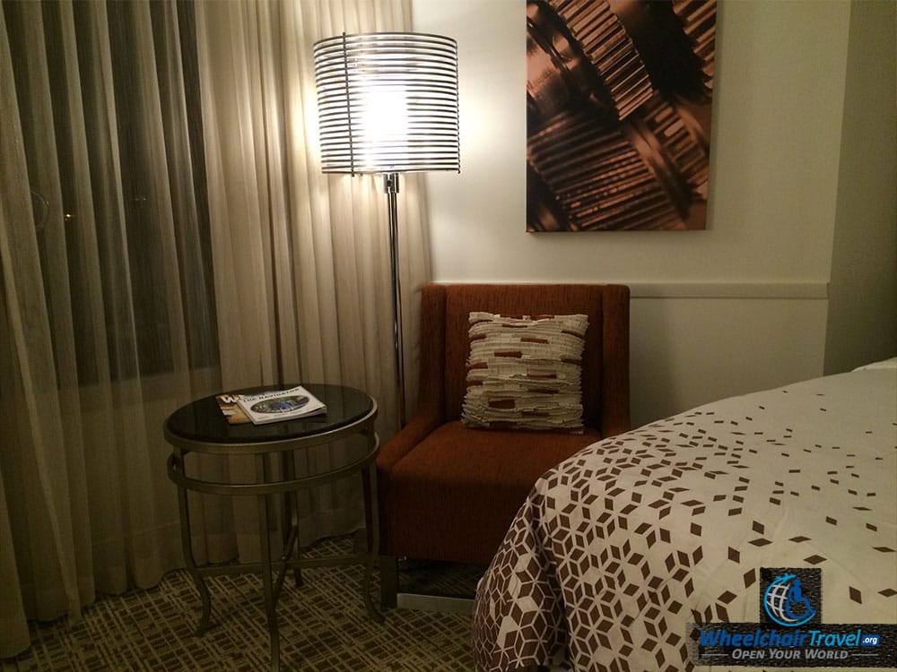 St. Louis Renaissance Wheelchair Accessible Hotel Room Window & Chair