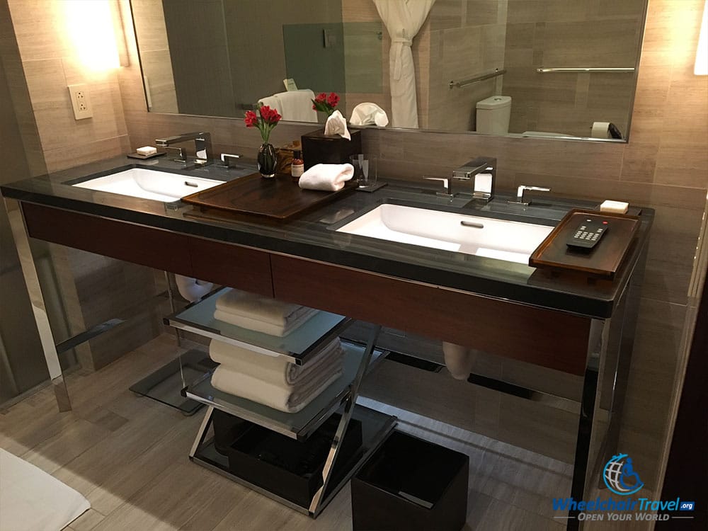 Bathroom sink at Park Hyatt New York