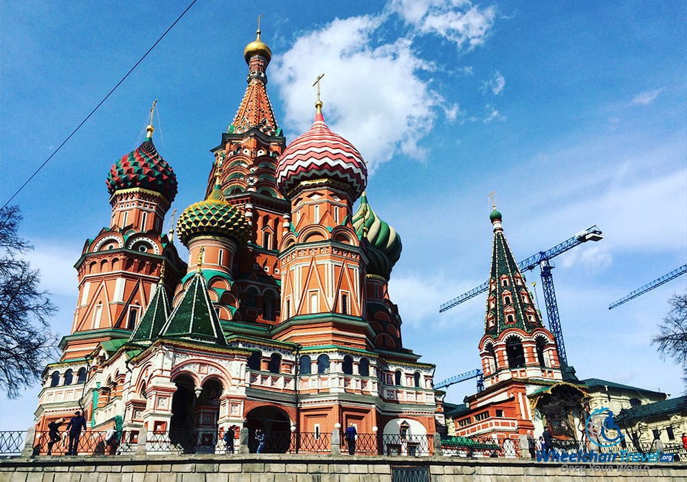St. Basil's Cathedral is the most eye-catching component of Moscow's Red Square.