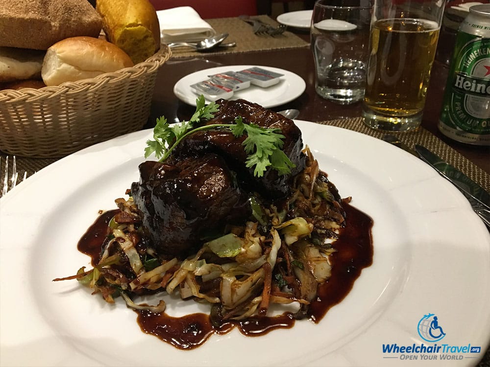 Dinner entree at Latest Recipe Restaurant, Le Méridien Pyramids Hotel & Spa