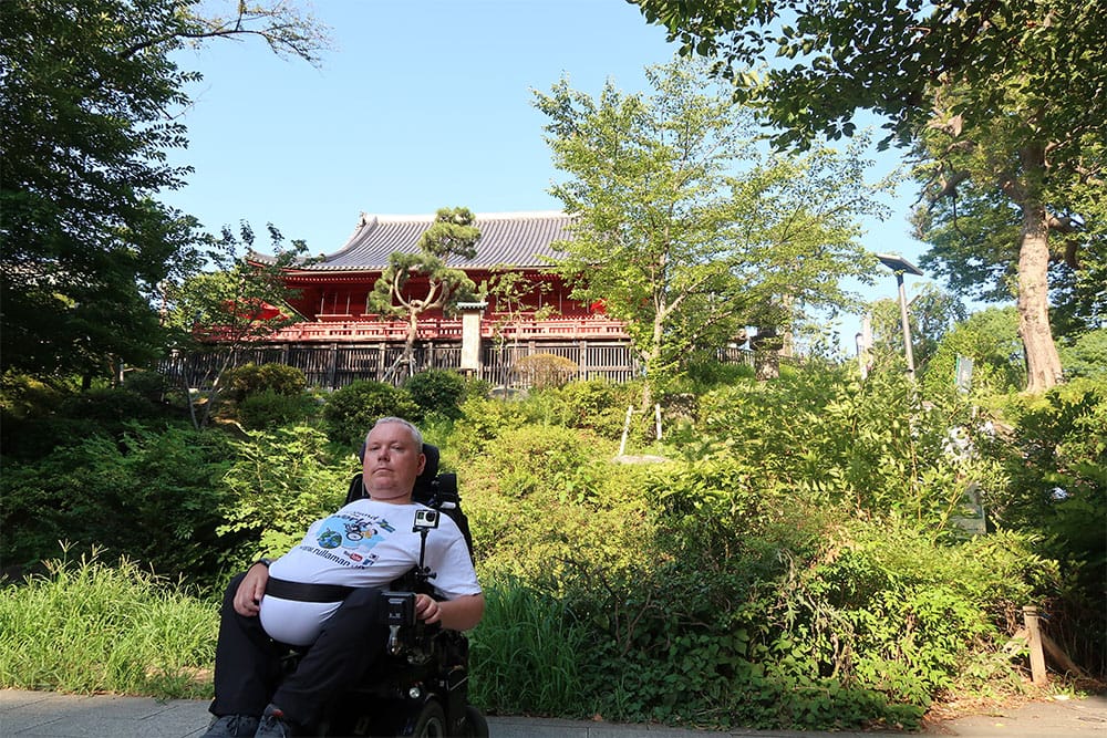 Zibi, wheelchair user in Tokyo, Japan.
