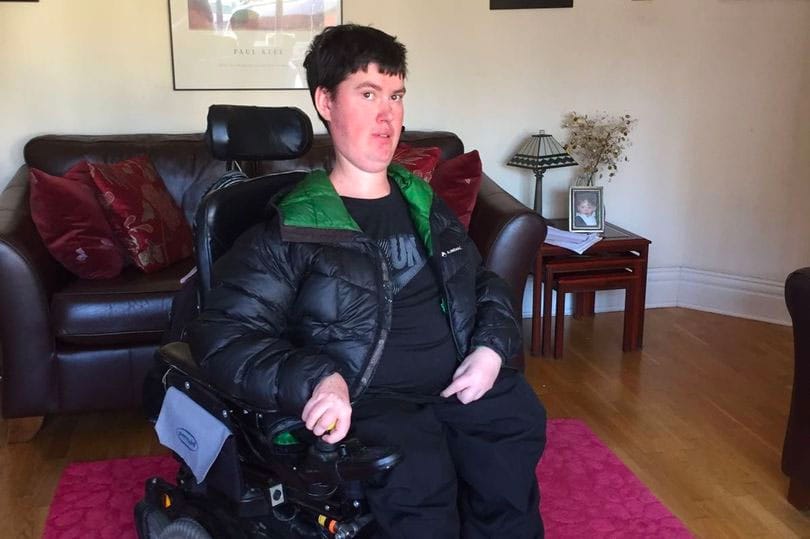 Daniel Wakefield was told he could not fly because his wheelchair was too big to fit on the airplane. | Photo courtesy Liverpool Echo.