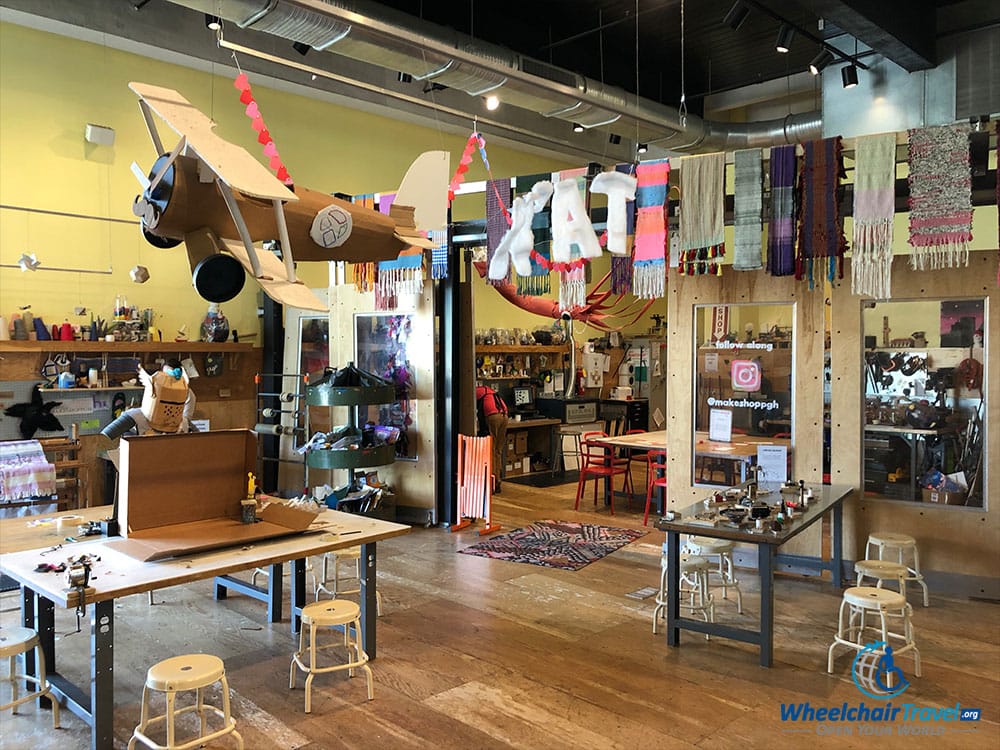 Makeshop at the Children's Museum.