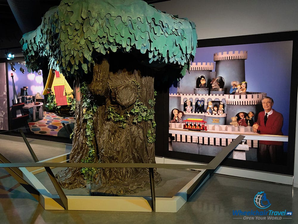 Set pieces from Mister Rogers' Neighborhood.