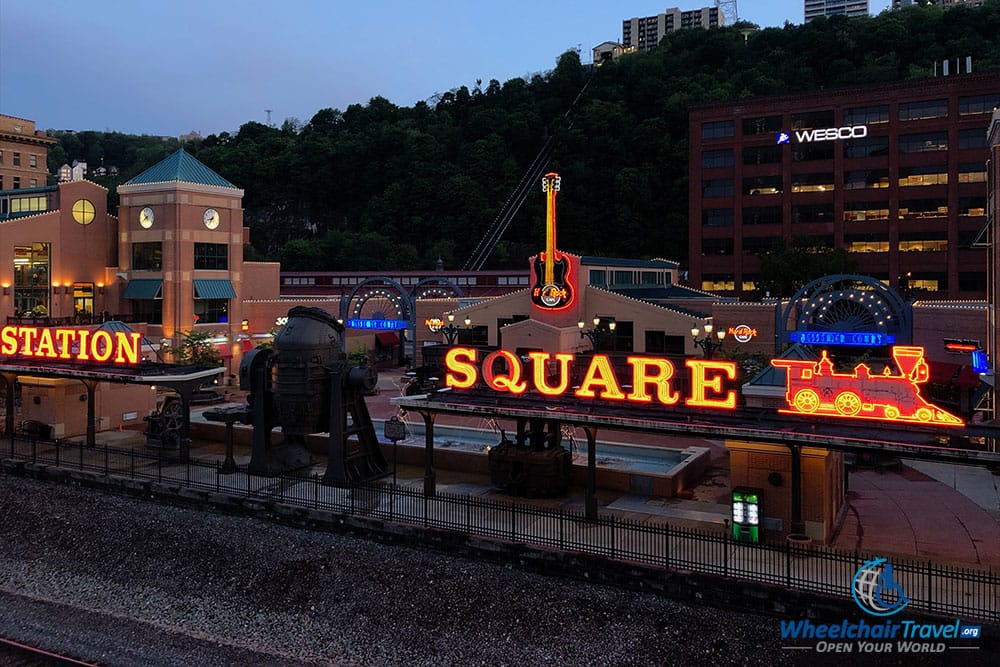Pittsburgh's Station Square shopping and dining development.