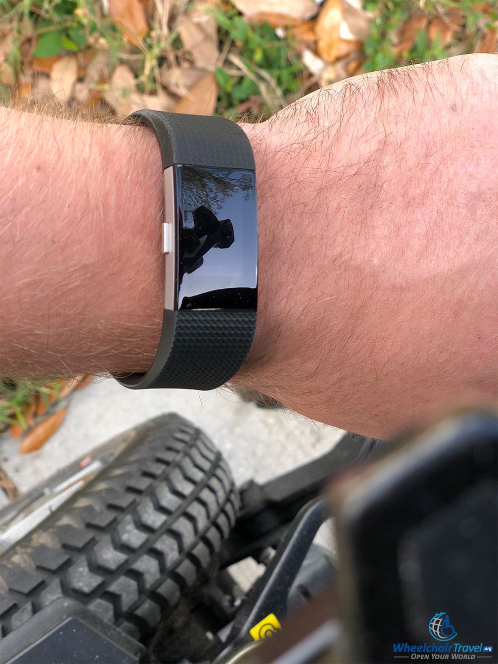My FitBit looks cool on my wrist, right?