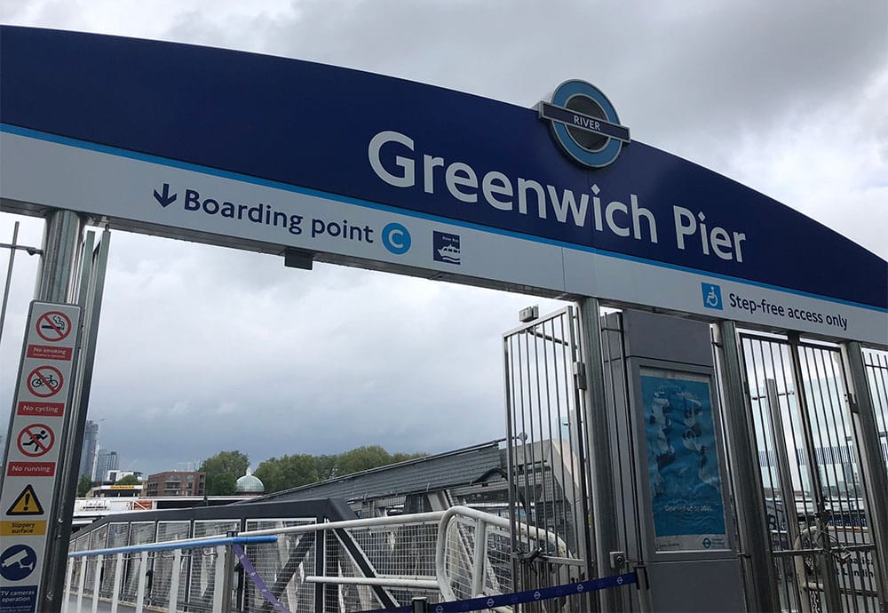 Greenwich Pier.