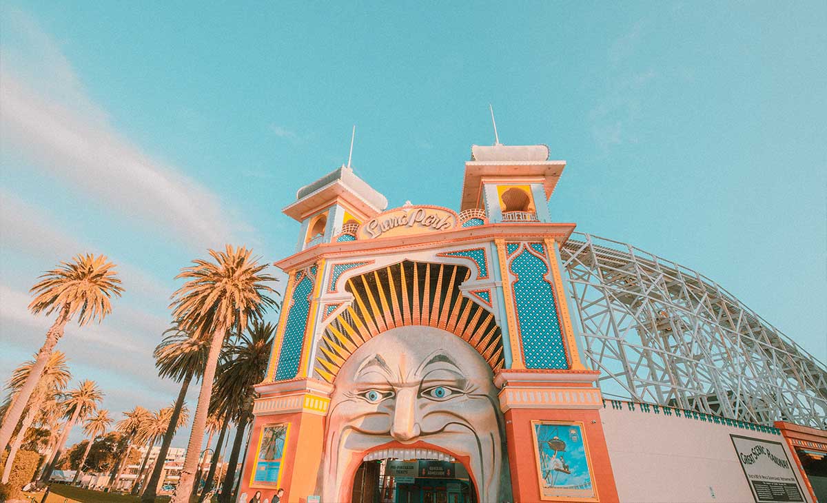 Melbourne theme park.