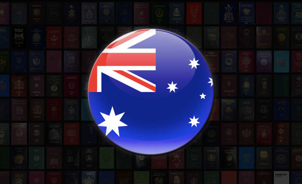 Travel visa requirements for Australia.