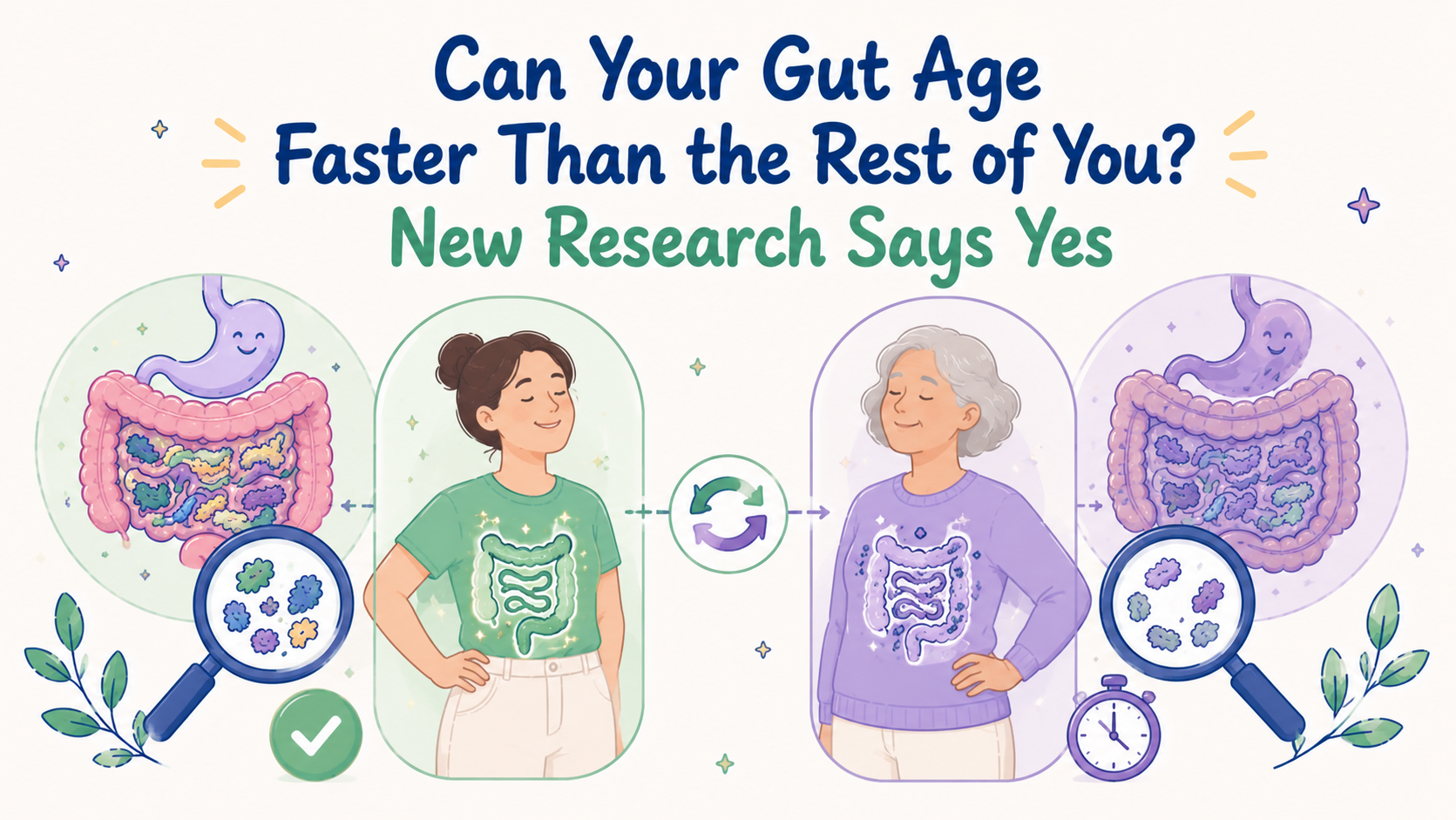Can Your Gut Age Faster Than the Rest of You? New Research Says Yes