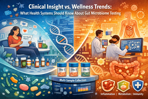 Clinical Insight vs. Wellness Trends: What Health Systems Should Know About Gut Microbiome Testing