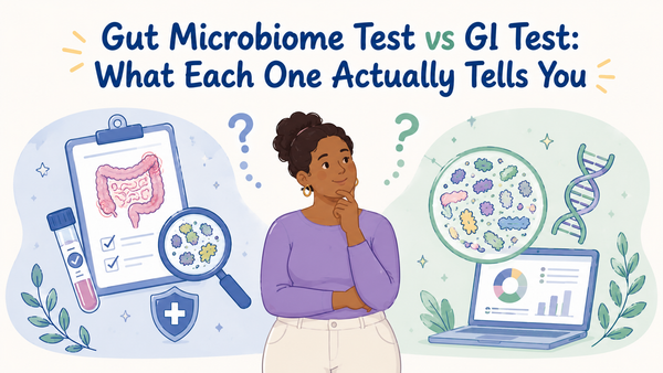 Gut Microbiome Test vs GI Test: What Each One Actually Tells You