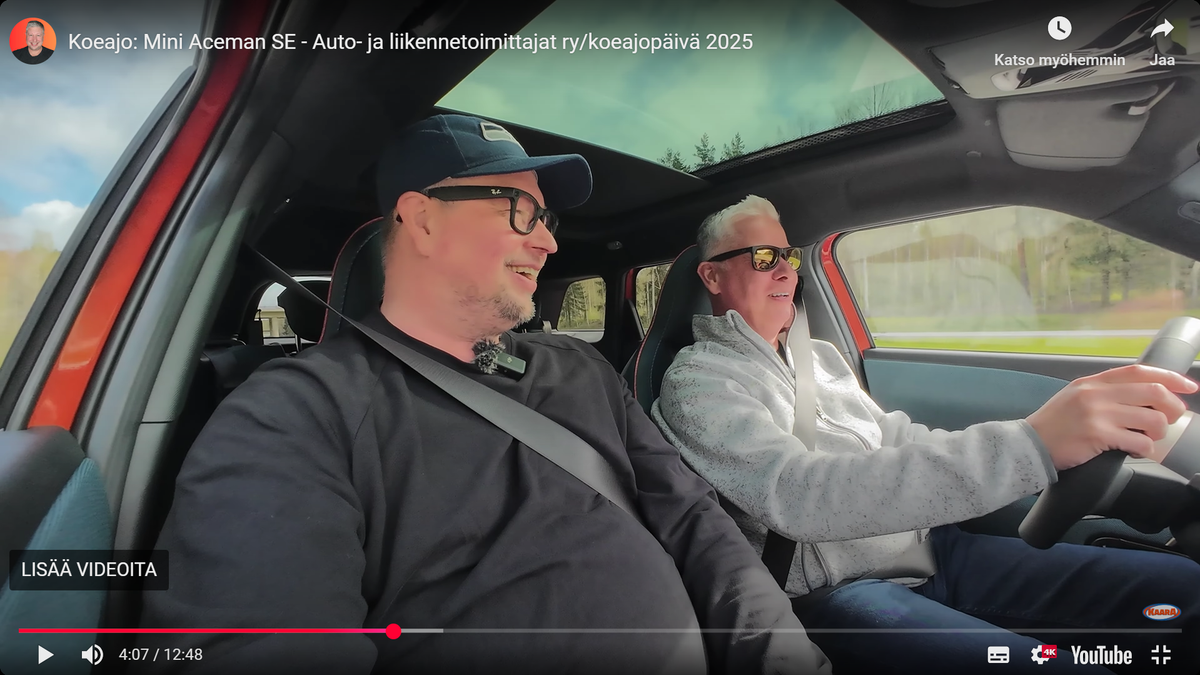 Mini Aceman – pieni auto, iso fiilis