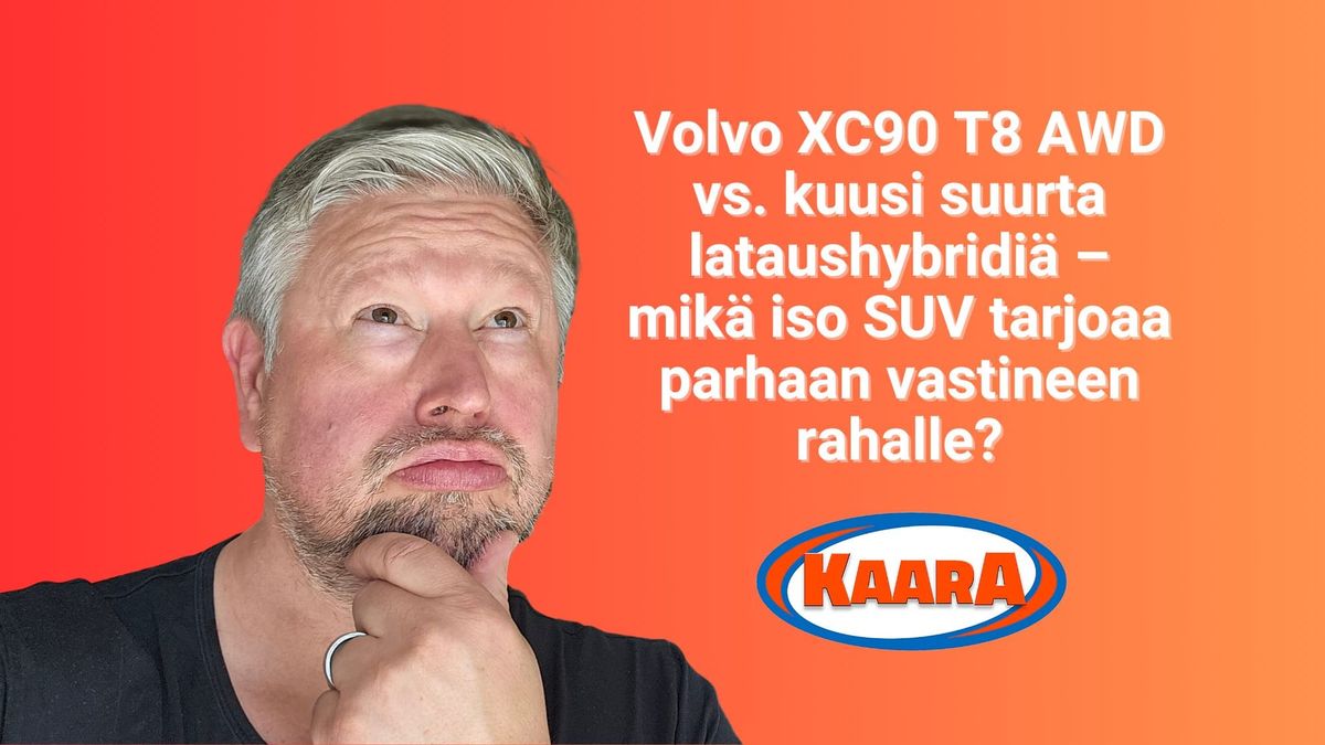 Volvo XC90 T8 AWD vs. kuusi suurta lataushybridiä – mikä iso SUV tarjoaa parhaan vastineen rahalle?