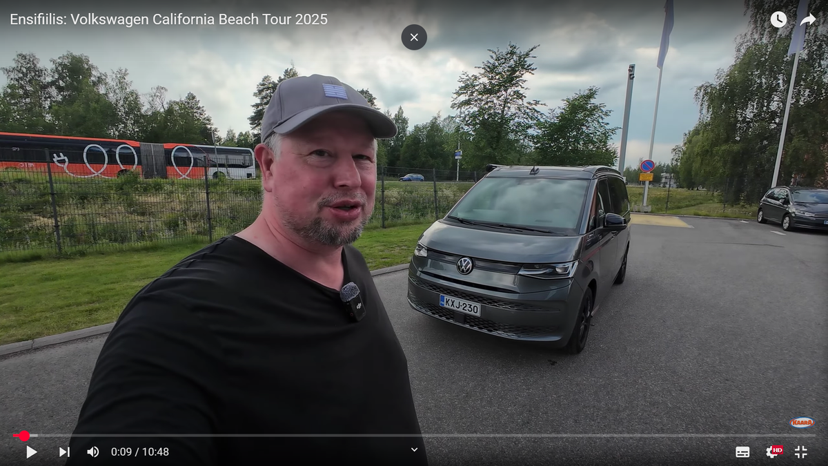 Volkswagen California 2025 – legendaarinen retkiauto uutena lataushybridinä