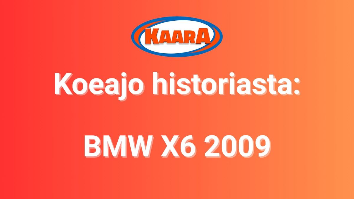 Vuonna 2009 Peter "Petsku" Geitelin koeajossa oli BMW X6 M – järjetön, mutta ihmeellinen voimanpesä