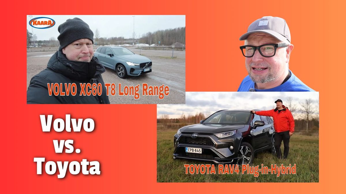 Volvo XC60 T8 Long Range vs. Toyota RAV4 Plug-in Hybrid – kumpi on parempi käytetty lataushybridi?