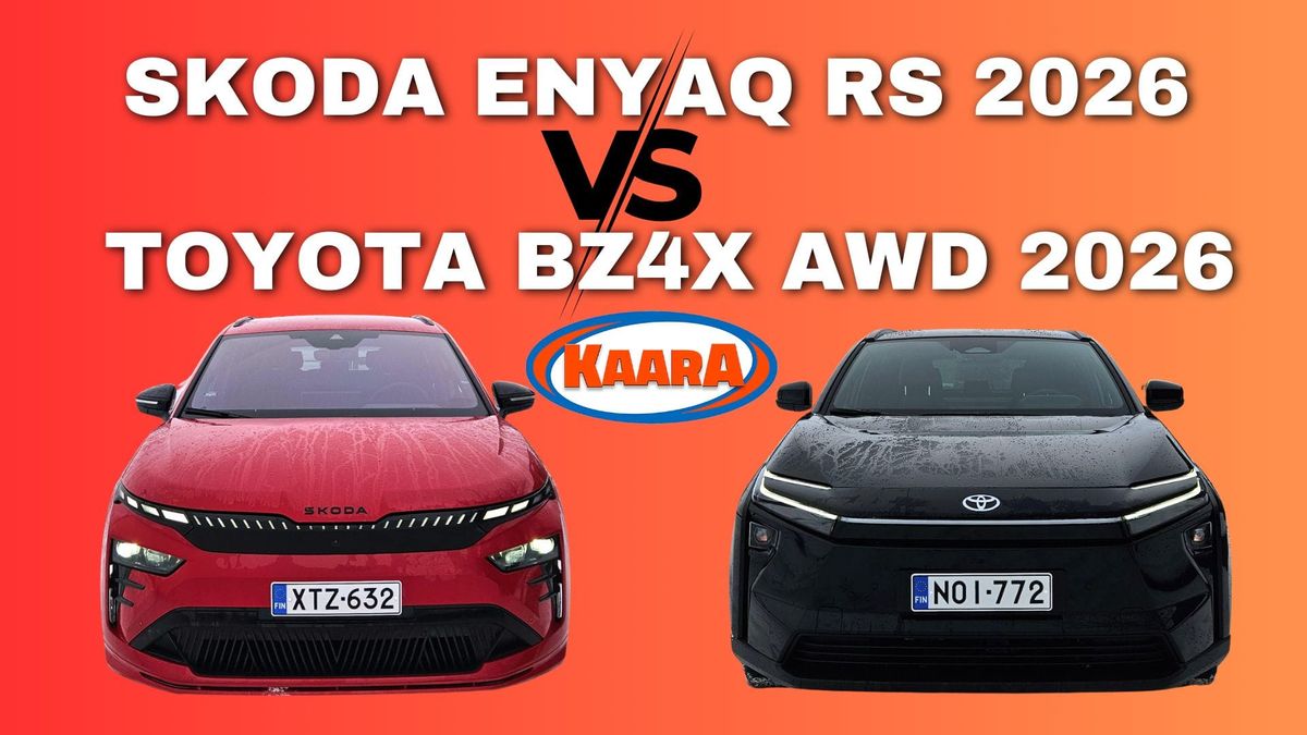 Toyota bZ4X AWD 2026 vs. Škoda Enyaq RS 2026: Sähköinen suolapatsas vai tšekkiläinen tykki?