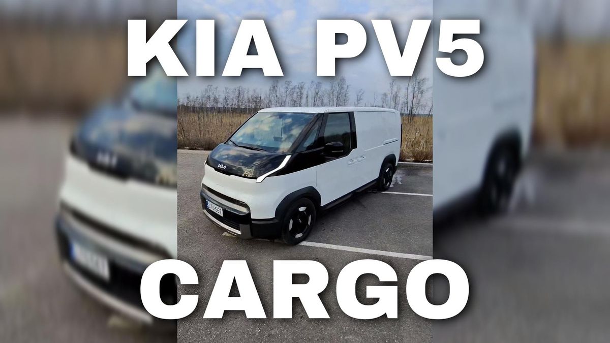 Kia PV5 Cargo – Ensimmäinen täyssähköinen haastaja Kialta saapui Suomeen