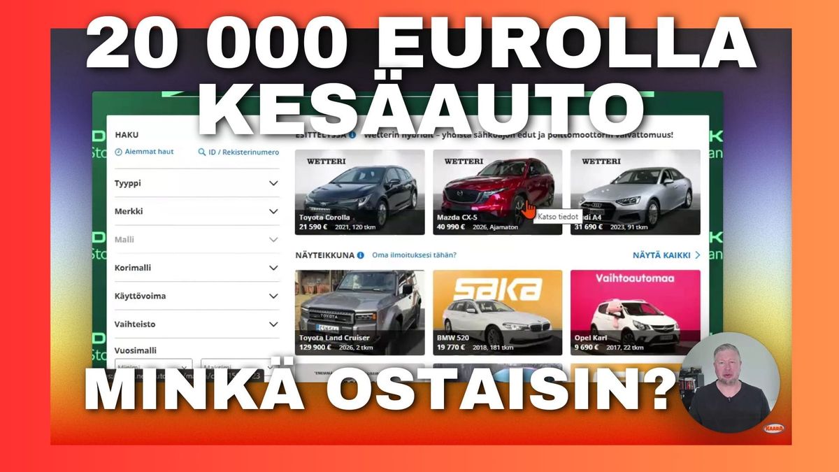 Parhaat käytetyt kesäautot alle 20 000 eurolla: Sielua, tehoa ja avonaisia kattoja