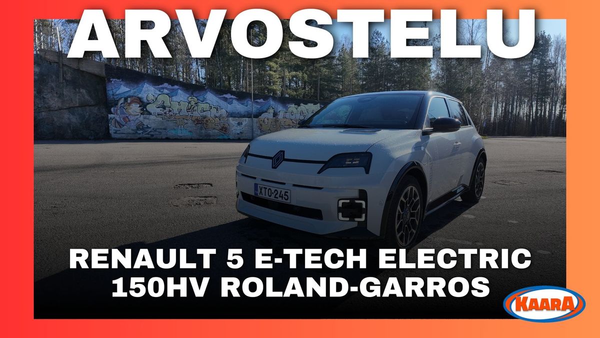 Renault 5 E-Tech Roland Garros: Onko tässä tennisfanin unelma ja Euroopan autoteollisuuden pelastaja?