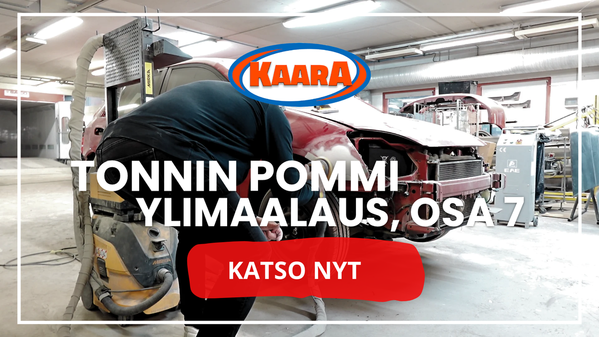 Auton ylimaalaus harrastajapohjalta: Osa 7 – Kämmen ei valehtele