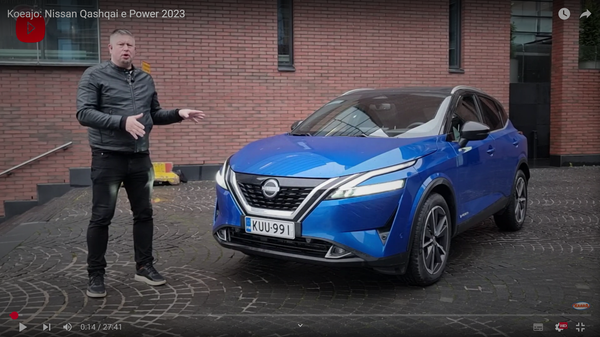Koeajossa Nissan Qashqai e-POWER 2023 – sähköautoilun tuntu ilman latauspiuhaa?